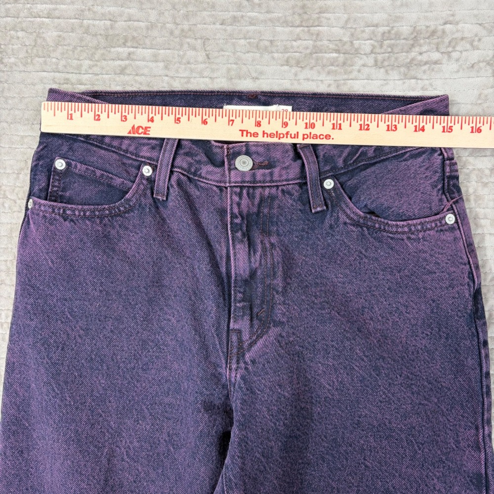 Levi's Straight Leg Jeans - Purple Wash - Picture 4 of 12